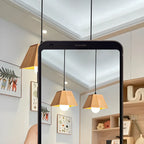 3-Light Modern Wood Island Pendant Light for Kitchen