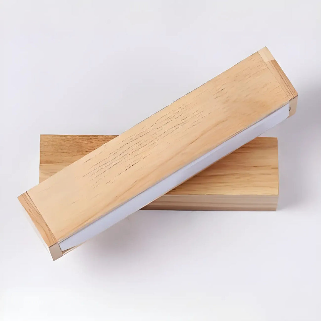 Rotatable Linear Wooden LED Wall Sconce for Bedside Decor