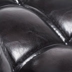 Elegant Low Back Bucket Faux Leather Bar Stool