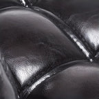 Elegant Low Back Bucket Faux Leather Bar Stool