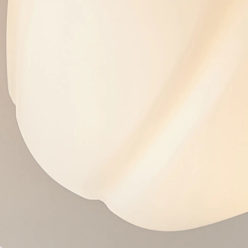 Elegant Floral Wall Sconce with Wooden Backplate for Bedside