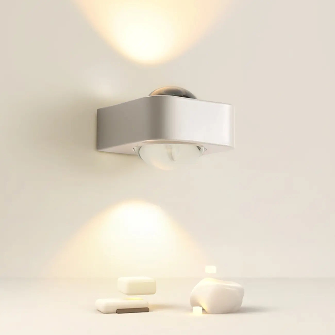 Dimmable Up & Down LED Wall Sconce for Bedroom Lighting
