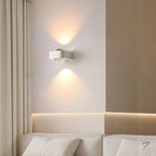 Dimmable Up & Down LED Wall Sconce for Bedroom Lighting