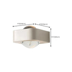Dimmable Up & Down LED Wall Sconce for Bedroom Lighting