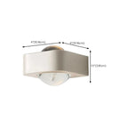 Dimmable Up & Down LED Wall Sconce for Bedroom Lighting