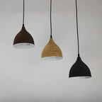 Modern Curved Tapered Adjustable Kitchen Island Pendant Light