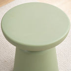 Minimalist Round Plastic End Table for Living Room