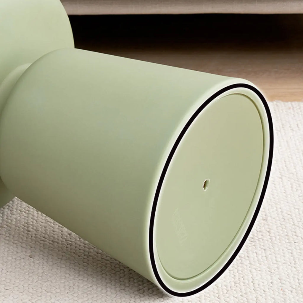 Minimalist Round Plastic End Table for Living Room