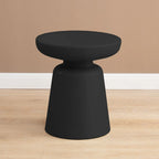 Minimalist Round Plastic End Table for Living Room