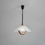 Modern Geometric Fabric Pendant Light Adjustable for Dining