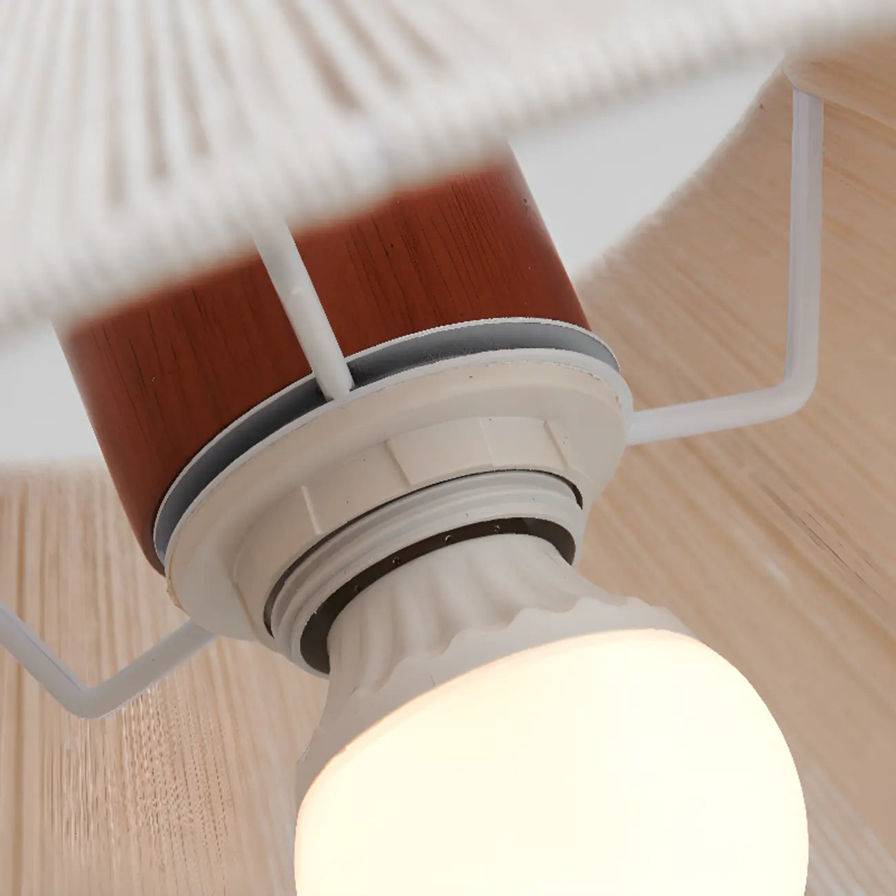 Modern Geometric Fabric Pendant Light Adjustable for Dining
