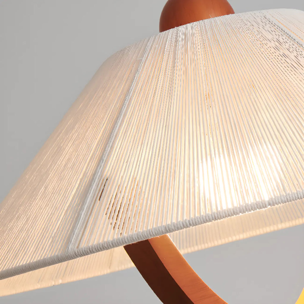 Modern Geometric Fabric Pendant Light Adjustable for Dining