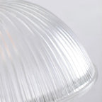 Adjustable Glass Dome Wooden Island Pendant Light  for Kitchen