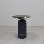 Round Marble Base End Table for Living Room