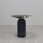 Round Marble Base End Table for Living Room