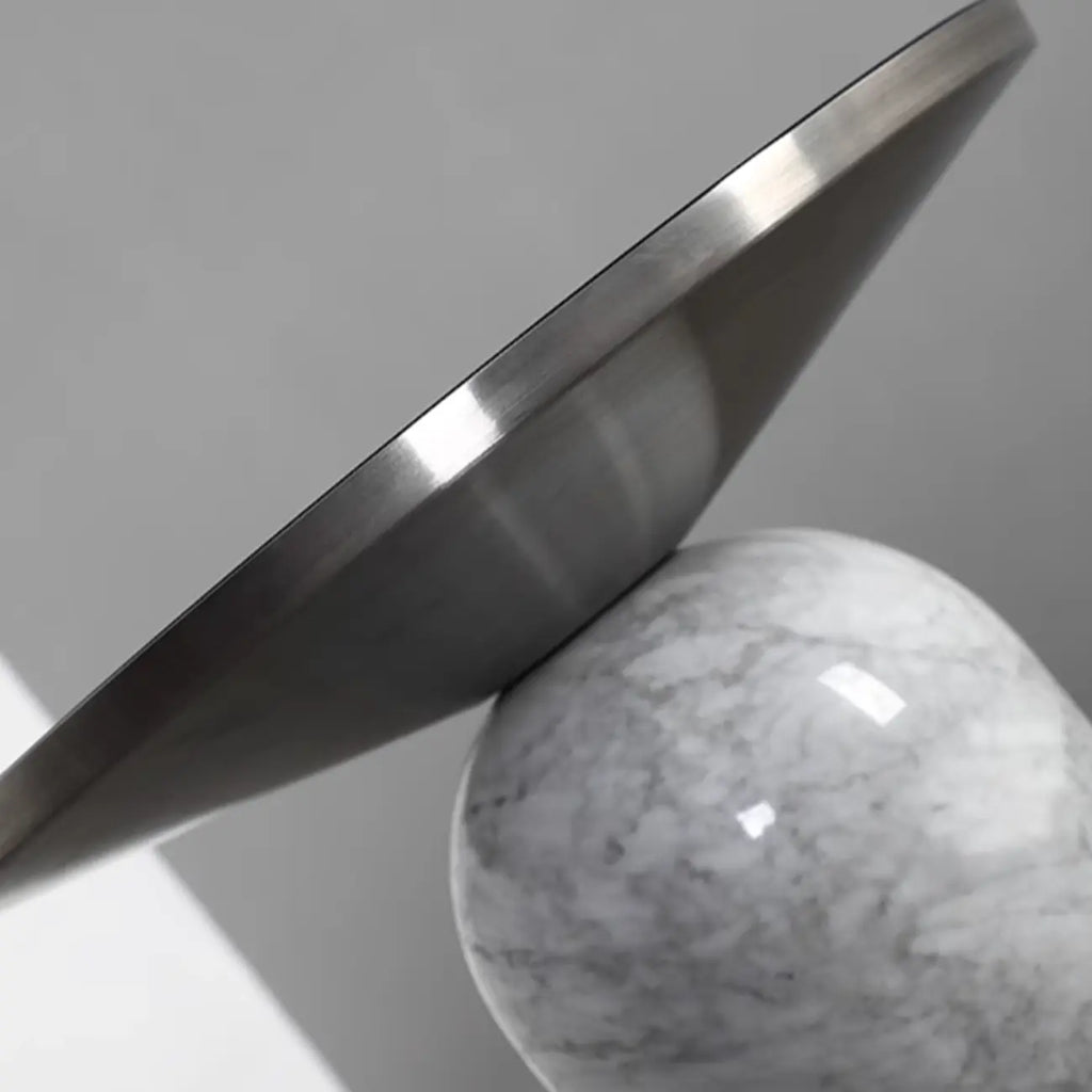 Round Marble Base End Table for Living Room