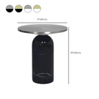 Round Marble Base End Table for Living Room