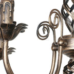 Vintage Brass Classic Candelabra Chandelier Height Adjustable
