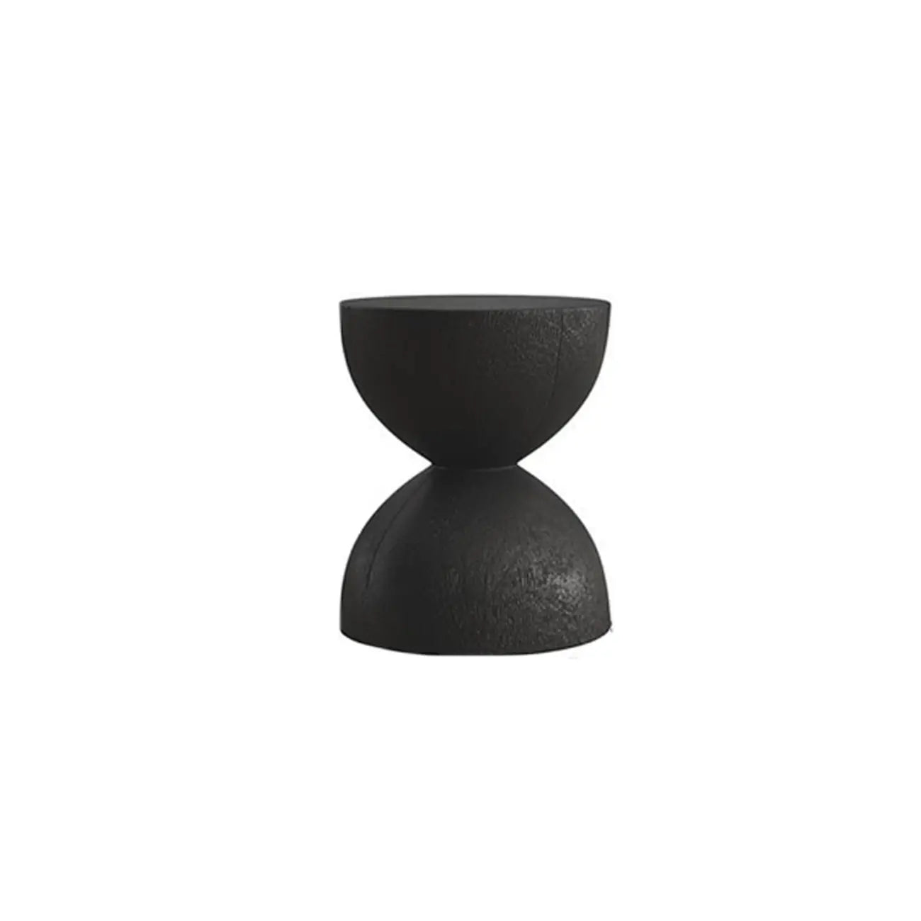 Modern Wooden Drum End Table with Unflip Top for Living Room