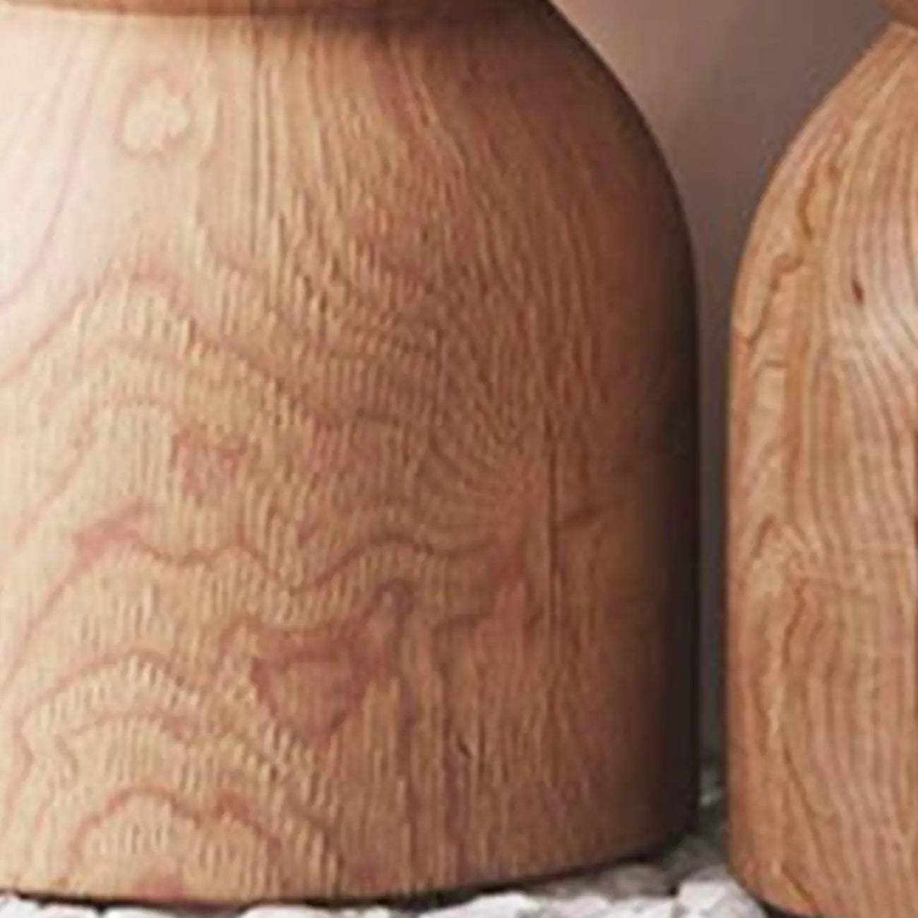 Modern Wooden Drum End Table with Unflip Top for Living Room