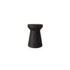 Modern Wooden Drum End Table with Unflip Top for Living Room