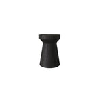 Modern Wooden Drum End Table with Unflip Top for Living Room
