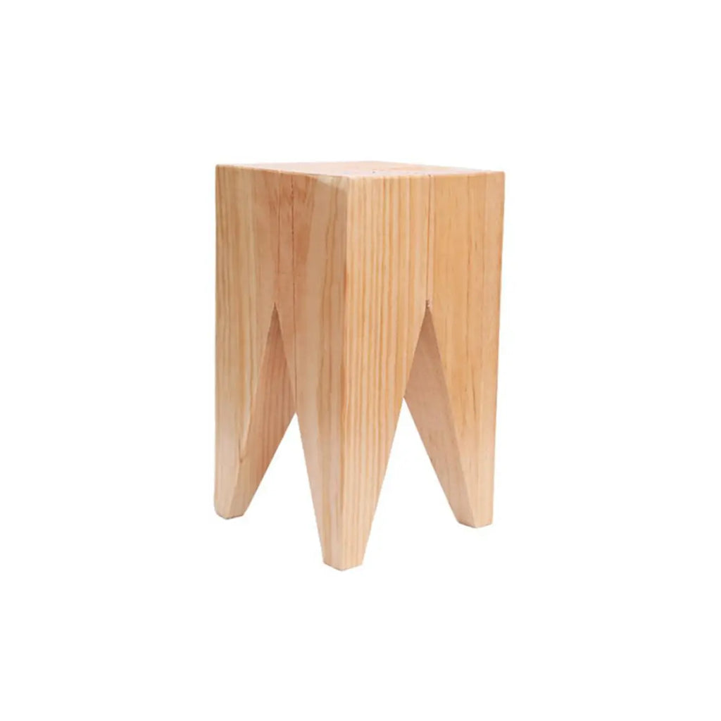 Modern Wooden Drum End Table with Unflip Top for Living Room