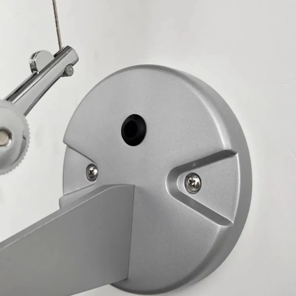 Adjustable Fabric Swing Arm Metal Wall Light for Bedroom