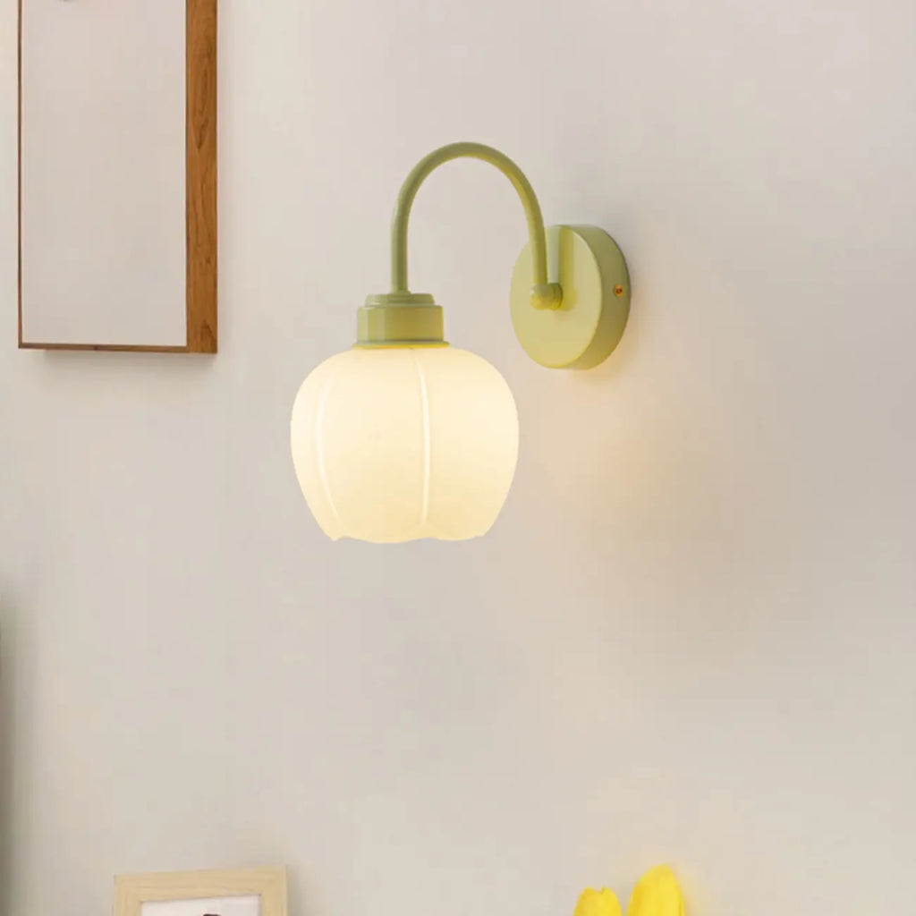 10 to 14 Inch Modern Globe LED Wall Sconce for Bedroom Decor