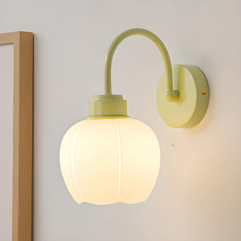 10 to 14 Inch Modern Globe LED Wall Sconce for Bedroom Decor