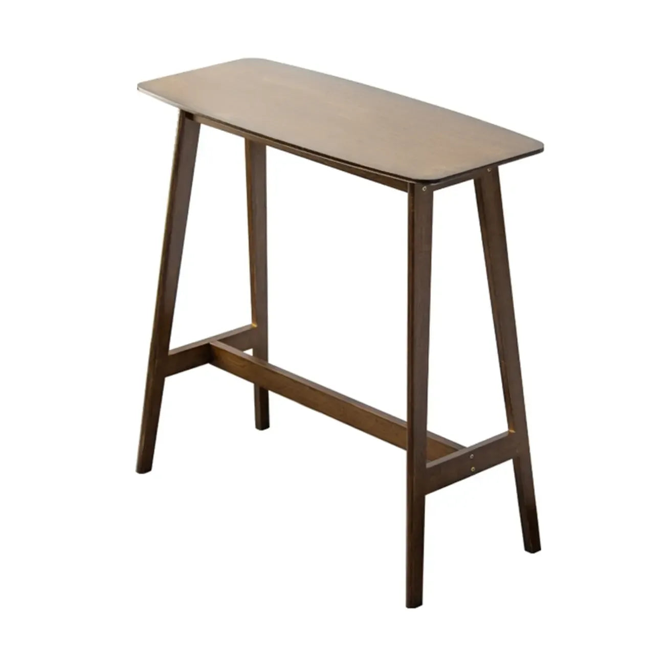 Orbicular Brown Wood Leggy Bar Tables