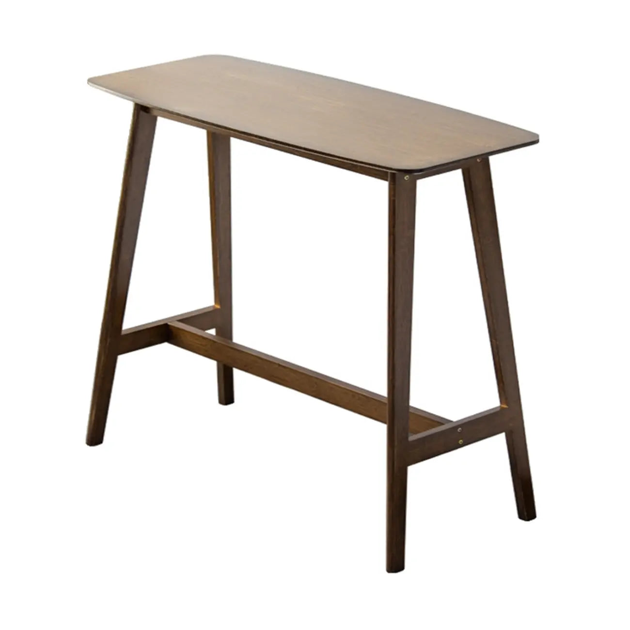 Orbicular Brown Wood Leggy Bar Tables