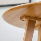 Orbicular Brown Wood Leggy Bar Tables