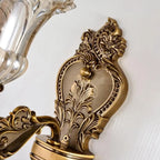 Antique Brass Geometric Indoor Wall Sconce