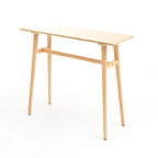 Scandinavian Wooden Freeform Bar Height Table for Dining Room