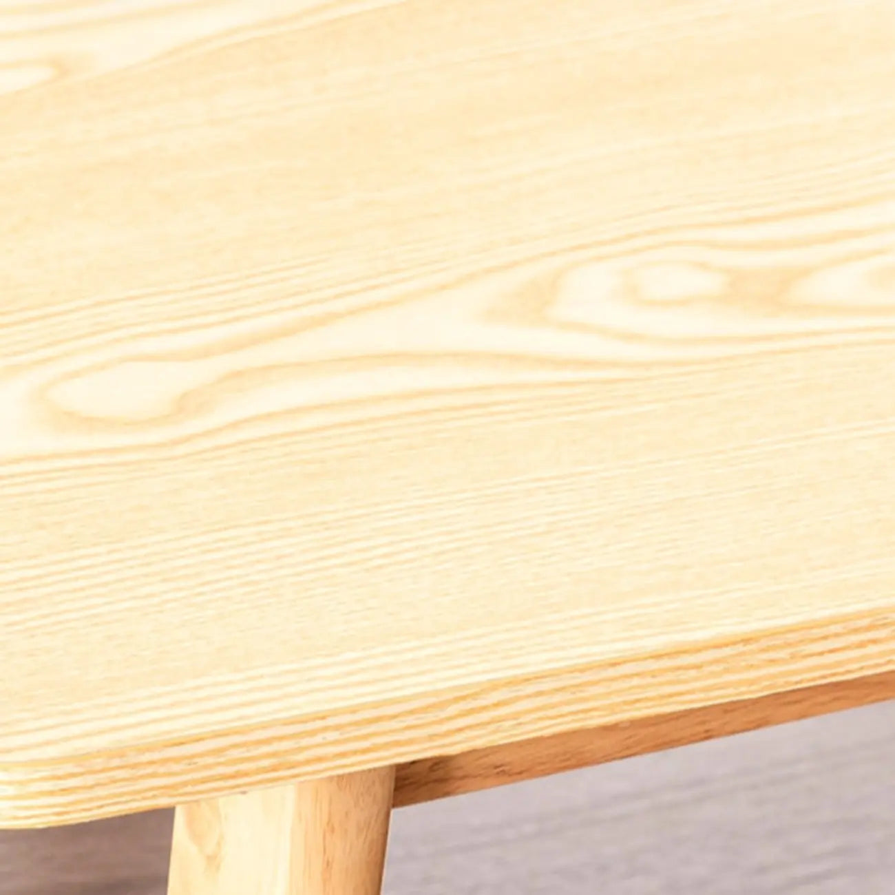Scandinavian Wooden Freeform Bar Height Table for Dining Room