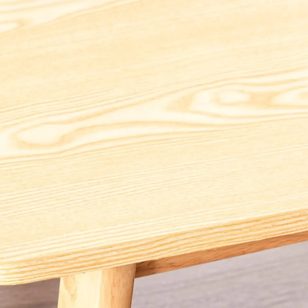 Scandinavian Wooden Freeform Bar Height Table for Dining Room