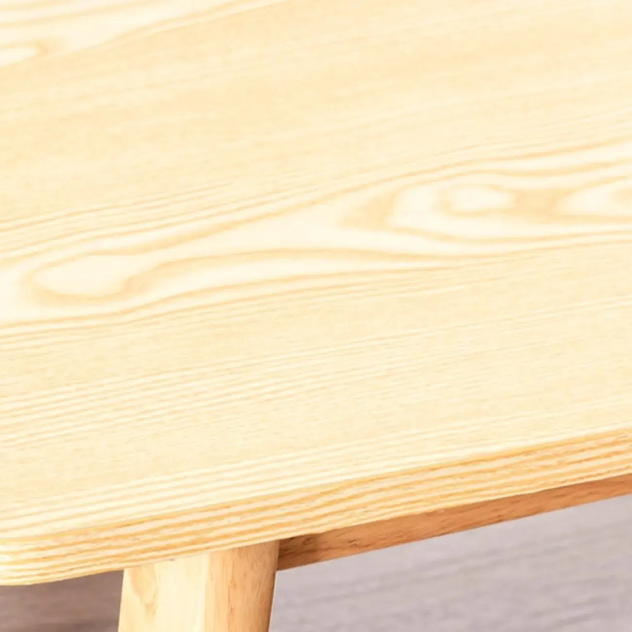 Scandinavian Wooden Freeform Bar Height Table for Dining Room
