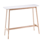 Scandinavian Wooden Freeform Bar Height Table for Dining Room
