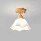 5 to 9 Inch Natural Finish Ceiling Light for Home Decor