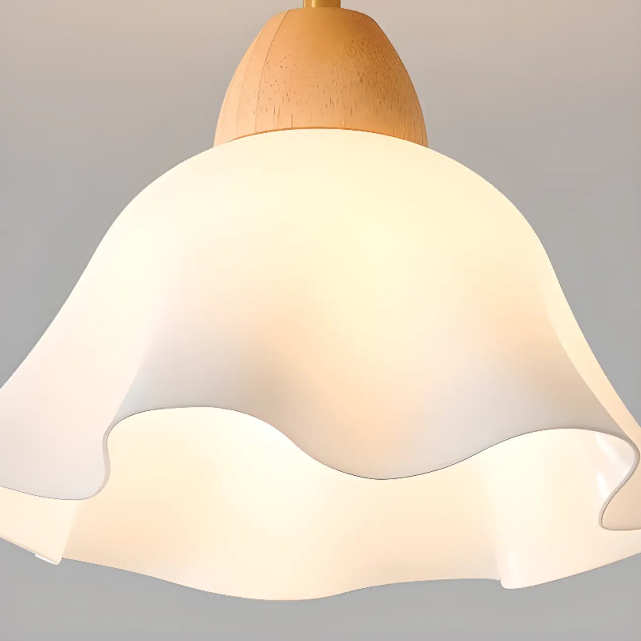 5 to 9 Inch Natural Finish Ceiling Light for Home Decor