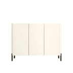 Coffee Solid Wood Shoe Cabinet with Adjustable Shelves