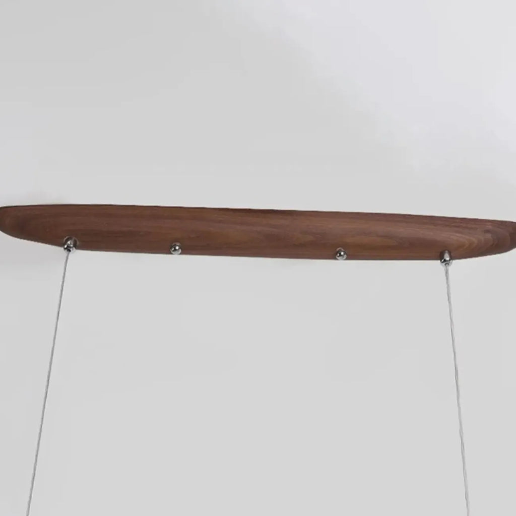 Modern Dimmable LED Adjustable Wood Island Pendant Light