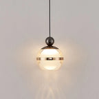 Modern Gold Glass 3-Light Adjustable Island Light