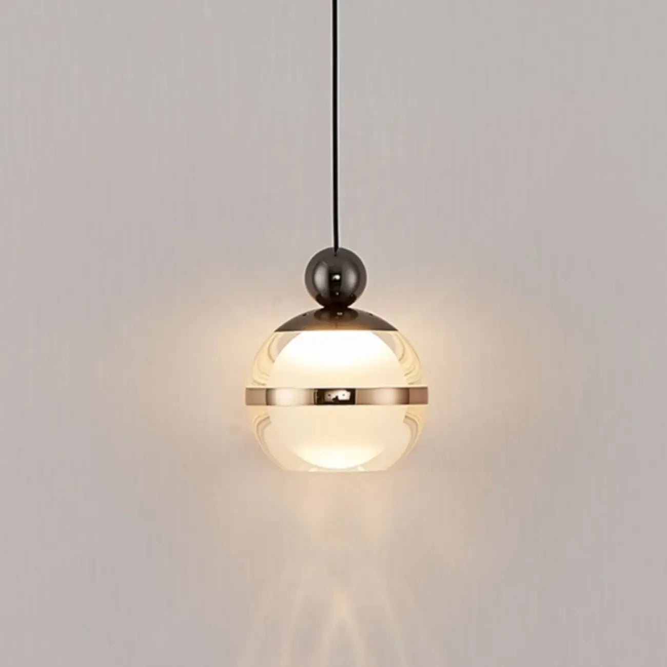 Modern Gold Glass 3-Light Adjustable Island Light