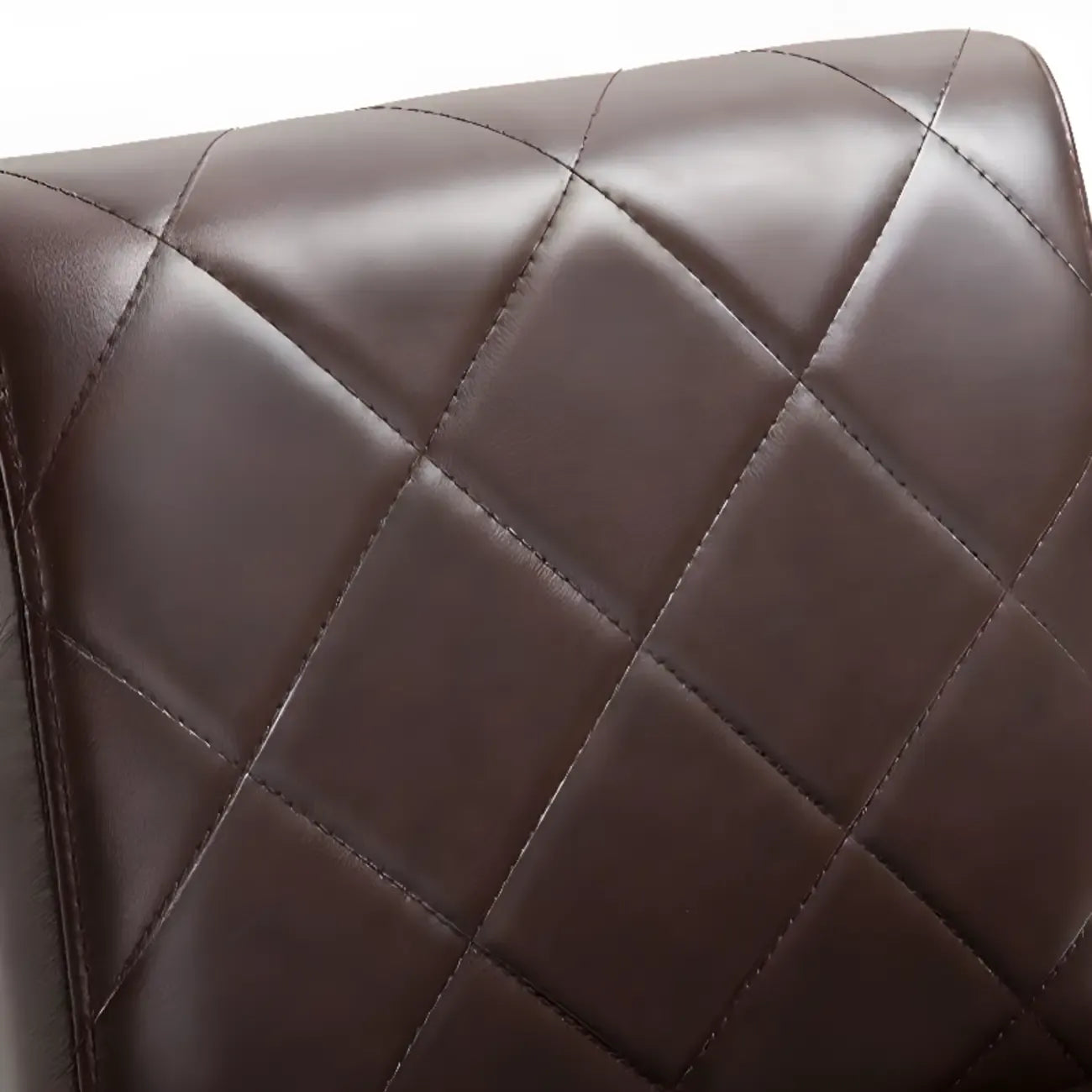 Traditional Wood Leather Upholstered Bar Height Stool