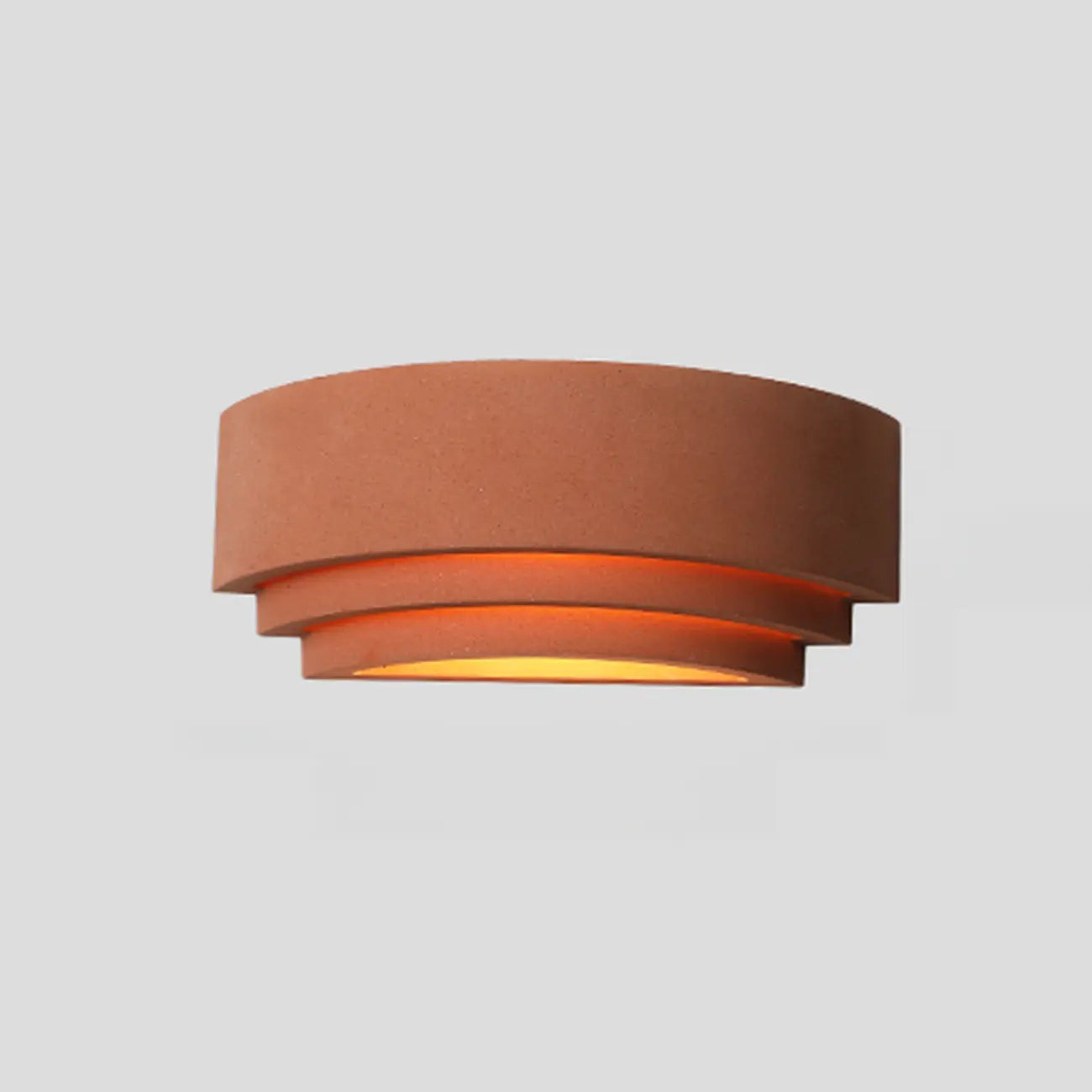 3 Tiers Wall Sconce with Concrete Shade for Outdoor Use