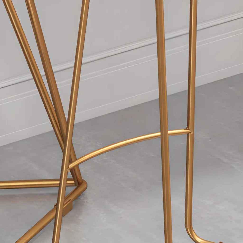 Glam Natural Finish Wooden Fixed Top Bar Tables