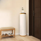 Rotatable Cylindrical Metal Shoe Storage Cabinet