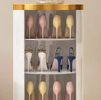 Rotatable Cylindrical Metal Shoe Storage Cabinet